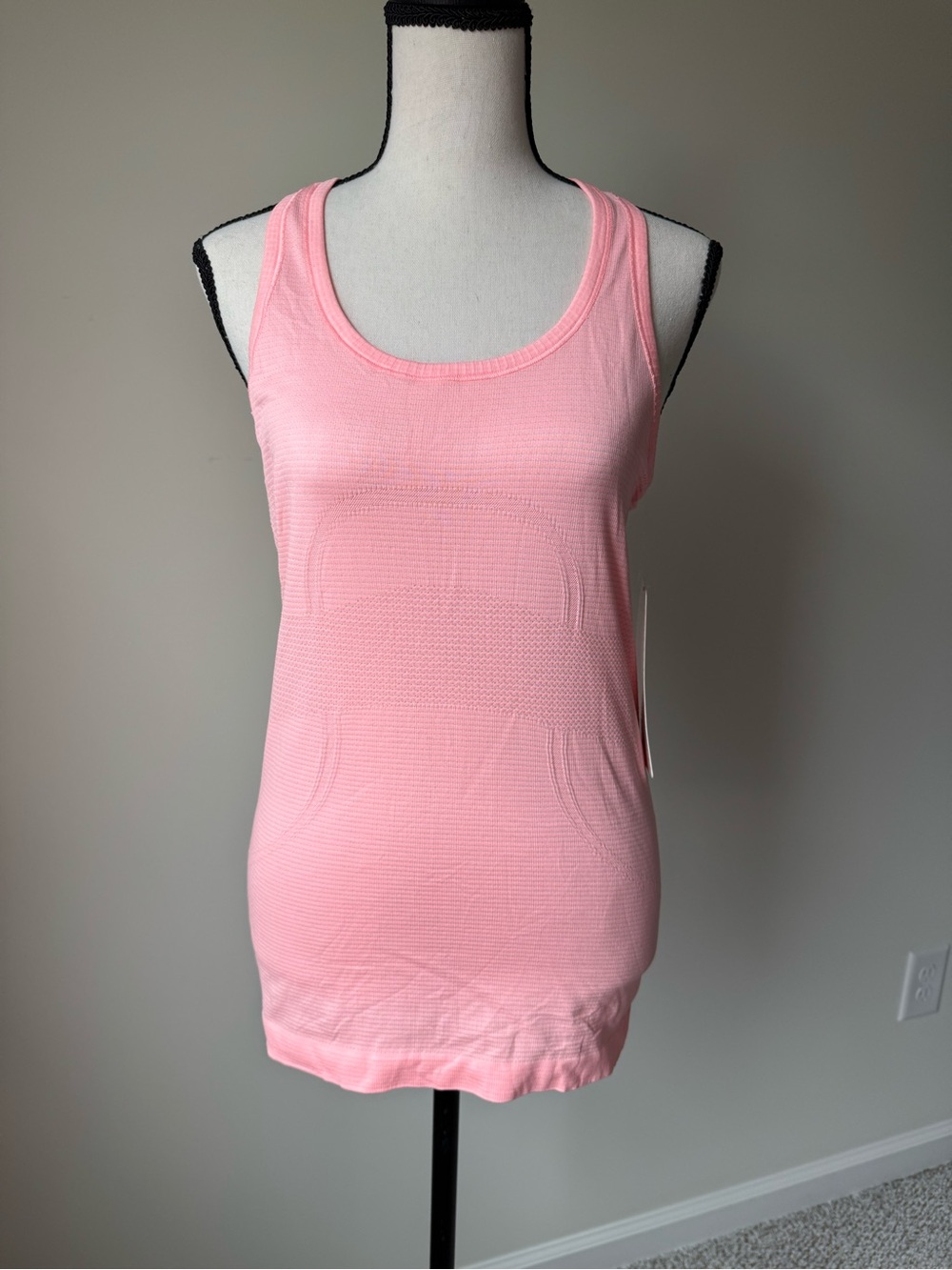 lululemon athletica Run swiftly racerback Pink Scoop Neck Tank